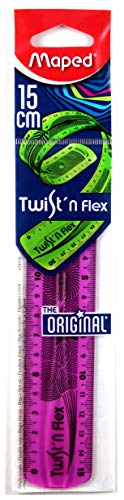 Linijka Maped Twist''N Flex 15Cm Nieĺamliwa [Szkoĺa]
