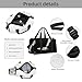 Girly Fashion Lady High Heel Shoe With Diamonds Large Sports Duffel Bag With Shoe Compartment, Lightweight Travel Gym Bag For Men Women, Adjustable Shoulder Strap