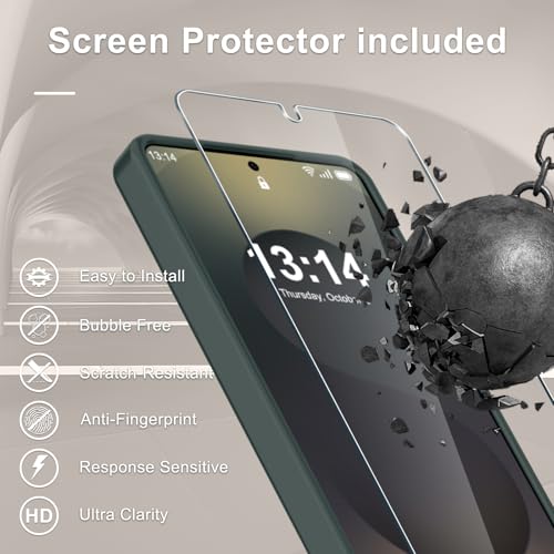 Image of for Samsung Galaxy S26+ Plus Case, Matte Magnetic Phone Cover, Gray | Fit for MagSafe, Screen Protector included, Shockproof Military Grade Protection, Translucent Frosted Back