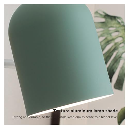 Applique moderne chambre style Macaron gris tête directionnelle et support bois E27