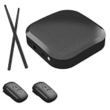 Virtual Air Drum Set with Electric Drumsticks and Foot Pedals, Portable Wireless Drum Set, USB Rechargeable, 12.6 in / 32 cm, for Beginners, AR Experience