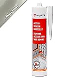  Würth Acetat - Silikon Nasszelle Chincilla 310 ml Kartusche