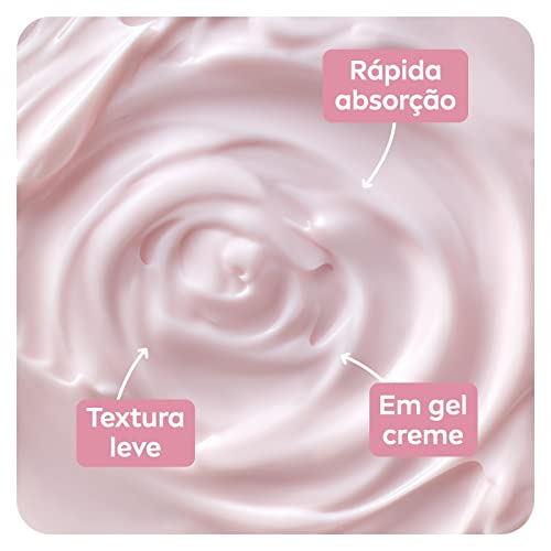 NIVEA Creme Facial Hidratante em Gel Aqua Rose 50ml - Com Ácido Hialurônico e Água de Rosas orgânica
