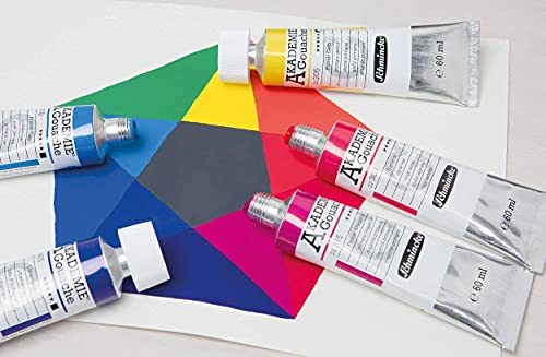 Gouachefarben Schmincke Akademie, 5 x 20 ml Tuben im Set