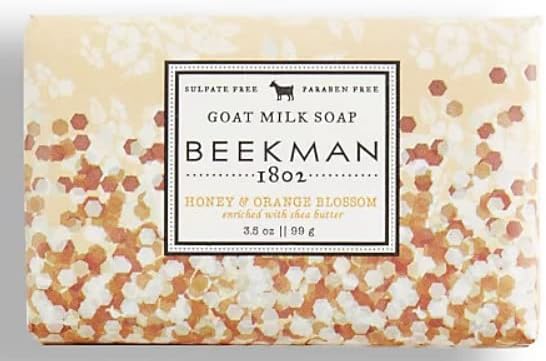 Beekman 1802 Goat Milk Soap 100ml (palm size) (Honey & Orange Blossom)