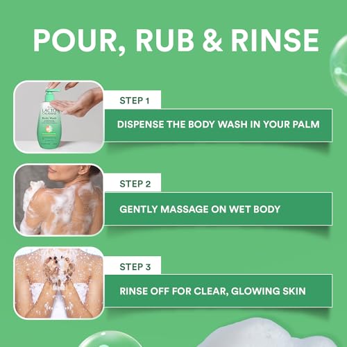 Lacto Calamine 1% Salicylic Acid Body Wash | 250ml | For Body Acne, Back Acne, Rough & Bumpy Skin |Cica, Aloe Vera, Turmeric & Natural Scrub Beads | Paraben Free | Body Wash... - Image 5