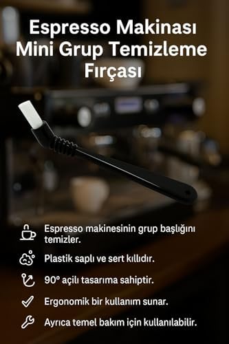 Espresso Makinası Mini Grup Temizleme Fırçası cin365 - Görsel 6