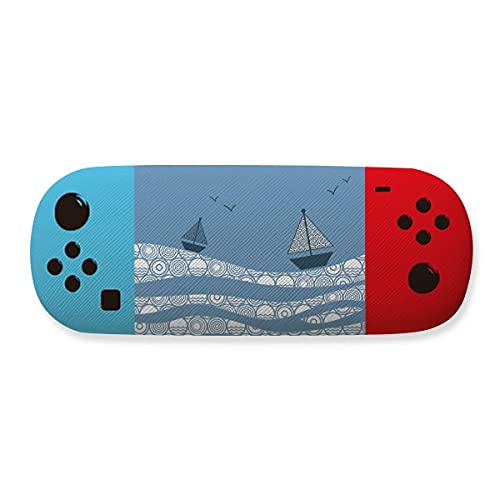 Étui de rangement pour lunettes motif vague de mer idéal pour la plage