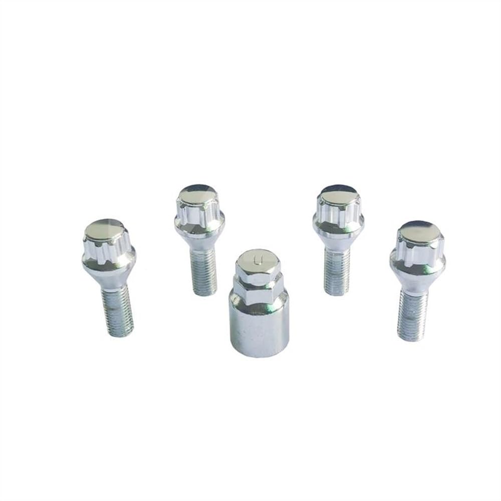 Auto Radschrauben Kompatibel Mit Thalia Für Twingo Für Wind Lock Radschrauben Schrauben Schraubenschlüssel Radmuttern M12x1.5