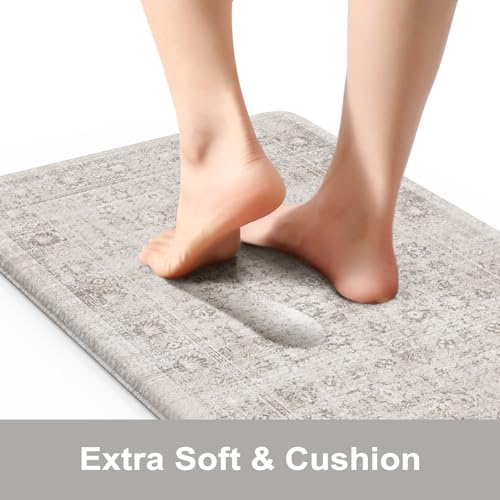 Tapete de cocina impermeable de espuma acolchada antideslizante 4