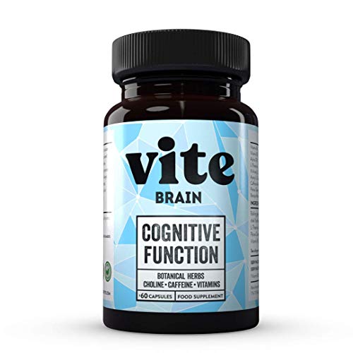 Preisvergleich Produktbild Vite Brain - Fortgeschrittenes Nootropischer Erganzungsmittel / Nootropic Supplement. Fokus, Energie, Klarheit. Natürlich & Vegan.