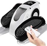 Entrenador de Máquina Elíptica Eléctrica, máquina eléctrica de rehabilitación con Mando a Distancia, ejercitador de Pedal motorizado de Modo Dual automático/Manual, para Personas Mayores