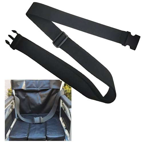 Wheelchair Seatbelt,Anti-Slip and Anti-Fall Safety Strap Fixation Belt,for Chair,Bed Restraint-Patients Care-Falling Out Prevention-for The Elderly,Pregnant,Paralyzed Seat Belt (Black)