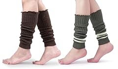 2 Pairs - Brown With Holes Stripe Brownish