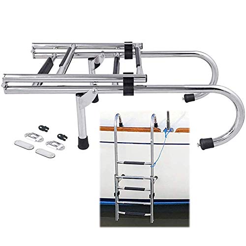Escalera telescópica de acero inoxidable para piscina miniatura 1