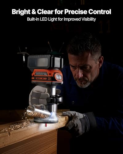 VEVOR Cordless Compact Palm Router