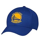 NBA Golden State Warriors Men's Structured Flex Cap, Small/Medium, Blue