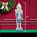 Kurt Adler Hollywood Nutcracker, 17-Inch, Turquoise/White (HA0152)