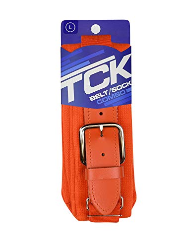 Image of TCK Baseball or Softball Sock /Belt Combo- Youth & Adult Sizes for Boys and Girls Men and Women