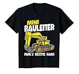 Kinder Mini Bauleiter Bauherr Bagger Kinder Junge Lustig Baustelle T-Shirt
