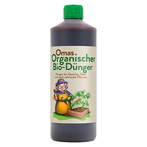 GRANNY’S WORLD® BIO-Dünger I Veganer Universaldünger I Flüssigdünger für starkzehrende Pflanzen I Obst- und Gemüsedünger I Tomatendünger I Omas Dünger I Einfach und effektiv Düngen I Dünger Cover