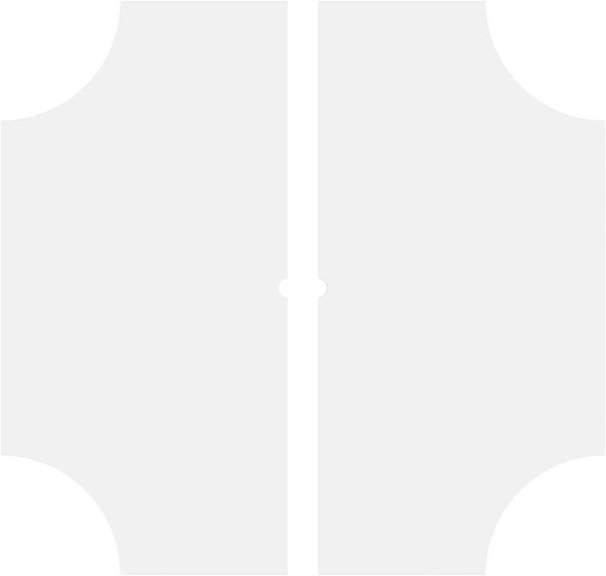 Ekena Millwork CMP30HS2-01000 Haus Architectural Grade PVC Contemporary, Two Piece Urethane Ceiling Medallions 30"OD x 1"ID x 10"C x 1"P