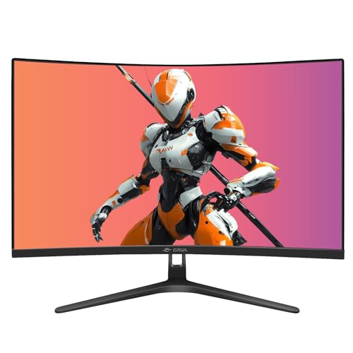 CRUA 27" Curved Gaming Monitor, 280Hz FHD (1920X1080P), 1800R VA Panel, 120% sRGB, Support AMD FreeSync, Low Blue Light, Ultra-Smooth Esports Display, HDMI 1.4 & DP 1.2, Wall Mountable Installs-Black - Image 3