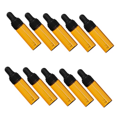 Beatifufu 10pcs Esencial Aceite Botella Maquillaje Dispensador Botella Botellas De Gotero Vacío