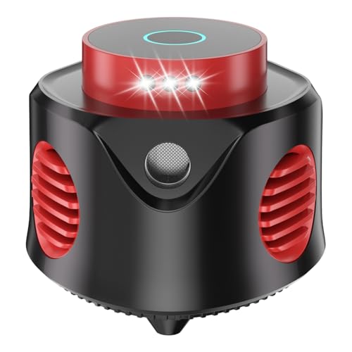 Ultrasonic Pest Repeller Ahuyentador de Ratones Ultrasónico, Repelente de Ratones Electrónico para Interiores con 4 Modos y Luz LED, Control de Plagas 360° para Ratas, Cucarachas, Murciélagos y Arañas