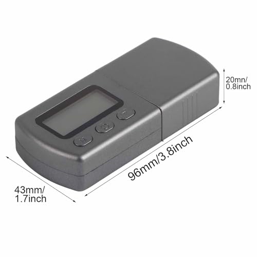 VBESTLIFE LCD Digital Cartridge Stylus Tracking Force Messgerät Skala 0,01 g mit 5G Kalibriergewicht für Record/Schallplatte