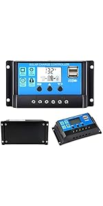 Amazon.co.jp: Y&H 30Aチャージコントローラー 12V24V兼用 USB5V出力付
