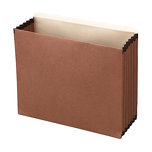 Fundas resistentes Office Depot para archivos tamaño carta con fuelle de 13 cm marrón caja de 5