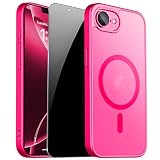 ZOZDOKG Magnetic for iPhone 17e Case & iPhone 16e Case, Hot Pink
