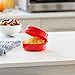 Sistema Easy Eggs Microwave Egg Cooker 270 ml Egg Poacher with Steam Release Vent BPA-Free Red 1 Count