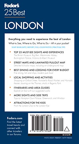 Fodor's London 25 Best 2021