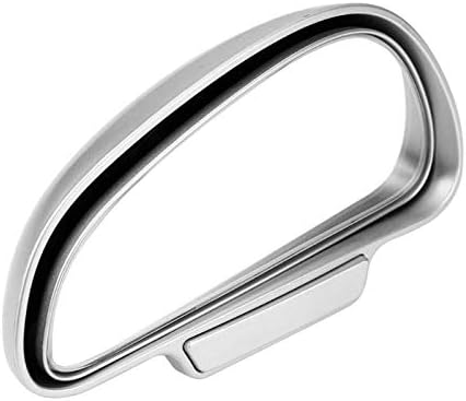 Hot Blind Spot Mirror Car Auxiliary Mirror Adjustable Silver Wide Angle