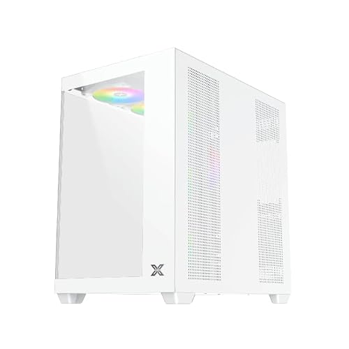 Xigmatek Aqua V Air Arctic Medium Tower Case (White)