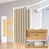 [Versatile] Questo tendaggio per porta interna è ideale per porte interne, porte in vetro, appartamenti, uffici o ovunque sia necessaria una rapida privacy e protezione dalla vista.