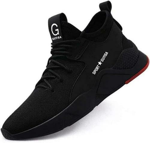 Mens Safety Shoes Boots Steel Toe Cap Work Trainers Sneakers Lightweight Slip Resistant Breathable Protective Boots