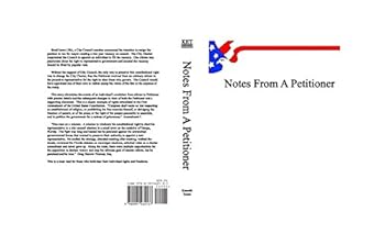 Paperback Notes From A Petitioner Book