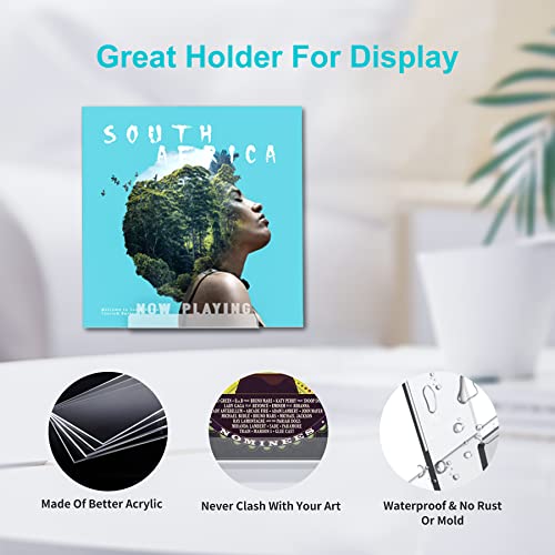 Boloyo Wall Mount Now Playing Vinyl Record Stand, Acrylic Vinyl Record Storage Shelf, Record Display Stand For Vinyl Records And Lp Record Floating Shelves Record Storage Holder(Clear) #TOP3