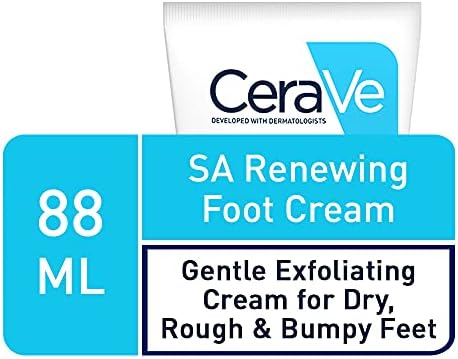 CeraVe SA Renewing Foot Cream for Extremely Dry, Rough, and Bumpy Feet 88ml with Salicylic Acid & 3 Essential Ceramides