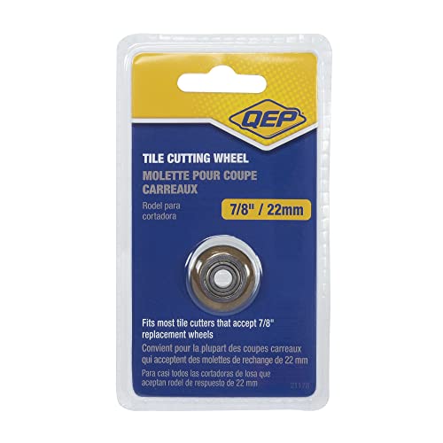 Image of QEP 7 /8 in. Titanium Coated Replacement Scoring Wheel for Multiple Tile Types, Gold, 21178