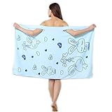 Mujeres Albornoz Toalla de para Toweling algodón BataAlbornoz de Baño Toalla de Baño Shawl Towel Baño Abrigo Pecho Falda Llevar