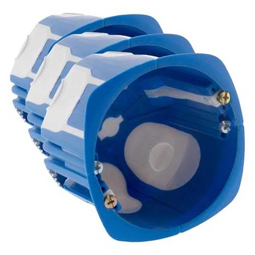 Blm - Boîte encastrement No Air Multimat 67x 50mm - Bleu (Lot de 3)