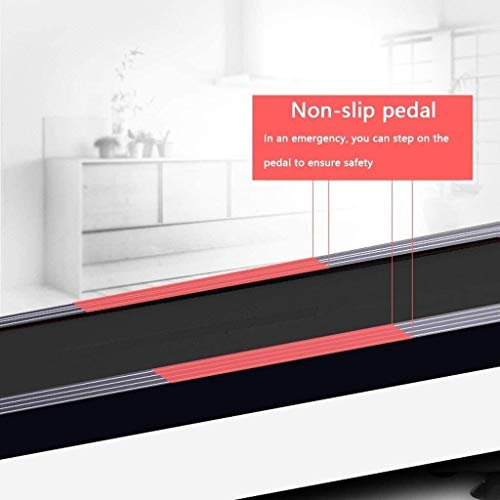 Image of Tredmills for Running Proform Treadmill Treadmills Non-Electric Home Mini Mechanical Small Walking Machine Silent Folding Lengthened Simple Mechanical (Black 100 * 50 * 90cm)