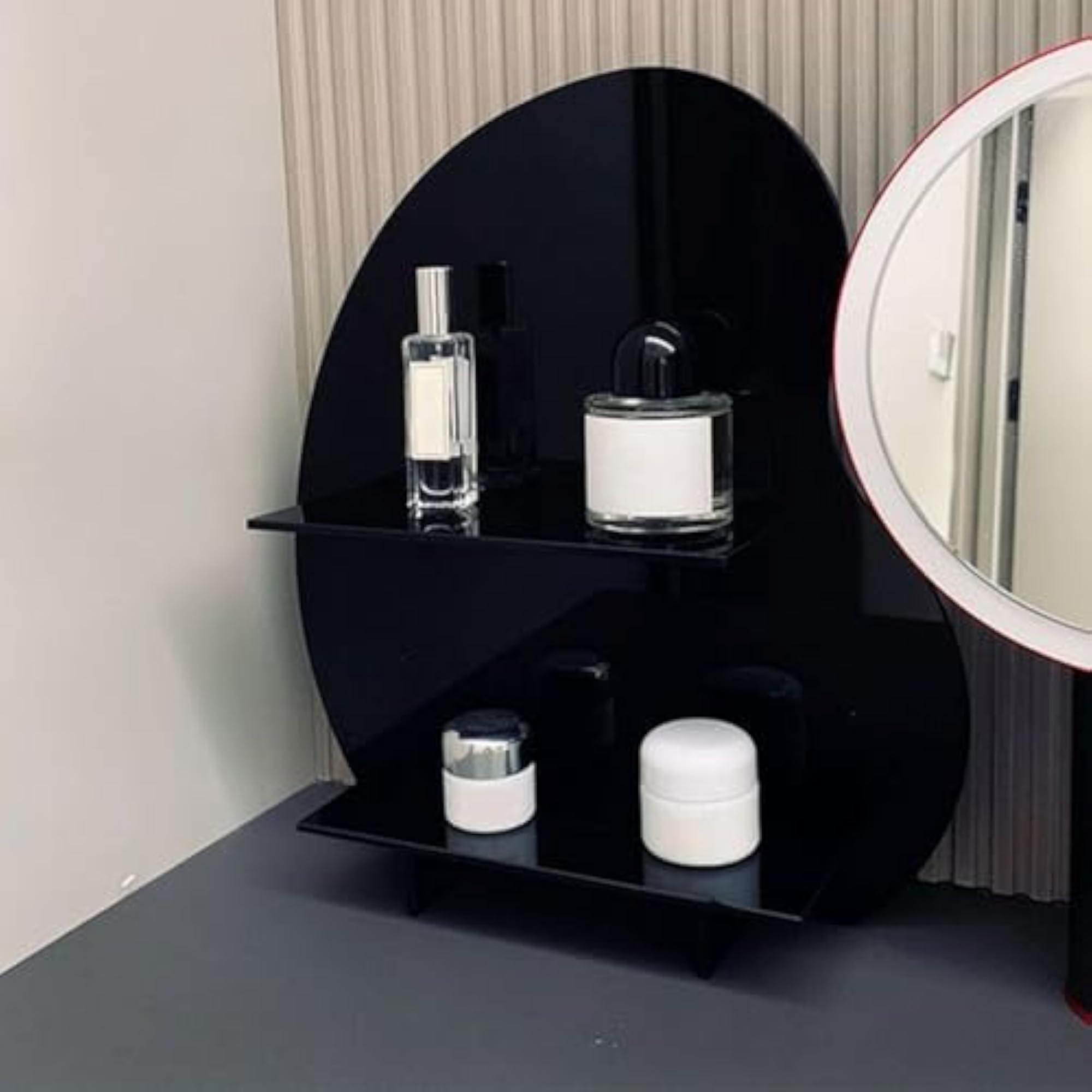 Acrylic Storage Rack Organization Skincare Shelf