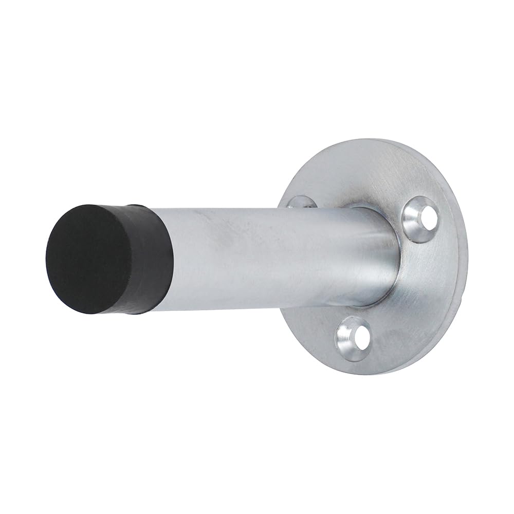 Timco Satin Chrome - Projection Door Stop - (Size 70Mm - 1 Each)