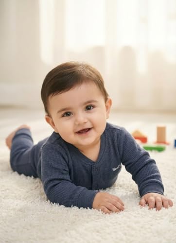 Image of Top and Pyjama Set Thermal for Unisex Baby