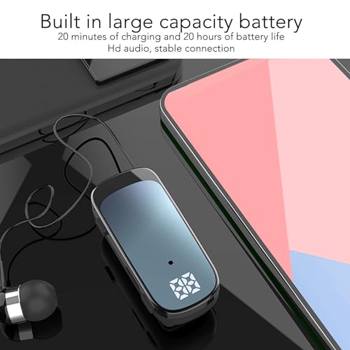 Auricular inalámbrico Jectse Retráctil con Bluetooth 5.2 miniatura 3